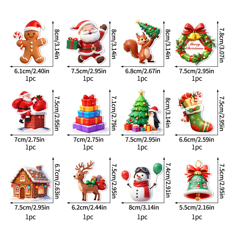 🔥 Last Day — 50% OFF 🔥LED Christmas Light-Up Wall Decals