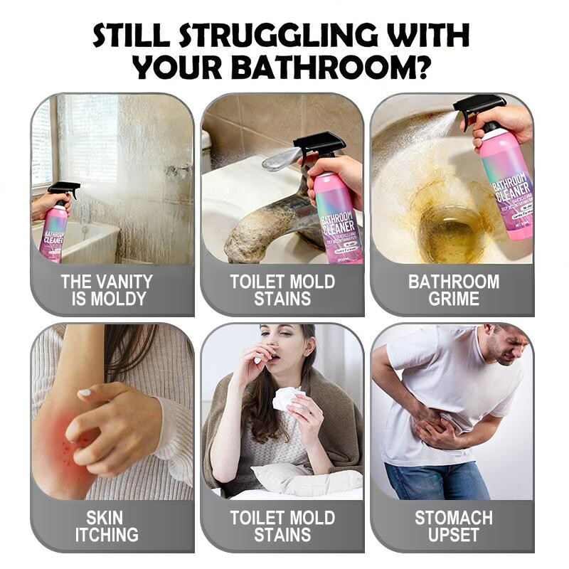 🔥Last Day 50% OFF✨ Bathroom Cleaner: Sparkle in Seconds, No Harsh Fumes