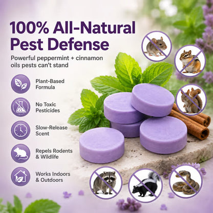 🔥 FALL SALE — 50% OFF 🔥 All-Natural Peppermint & Cinnamon Pest & Rodent Repellent Pucks