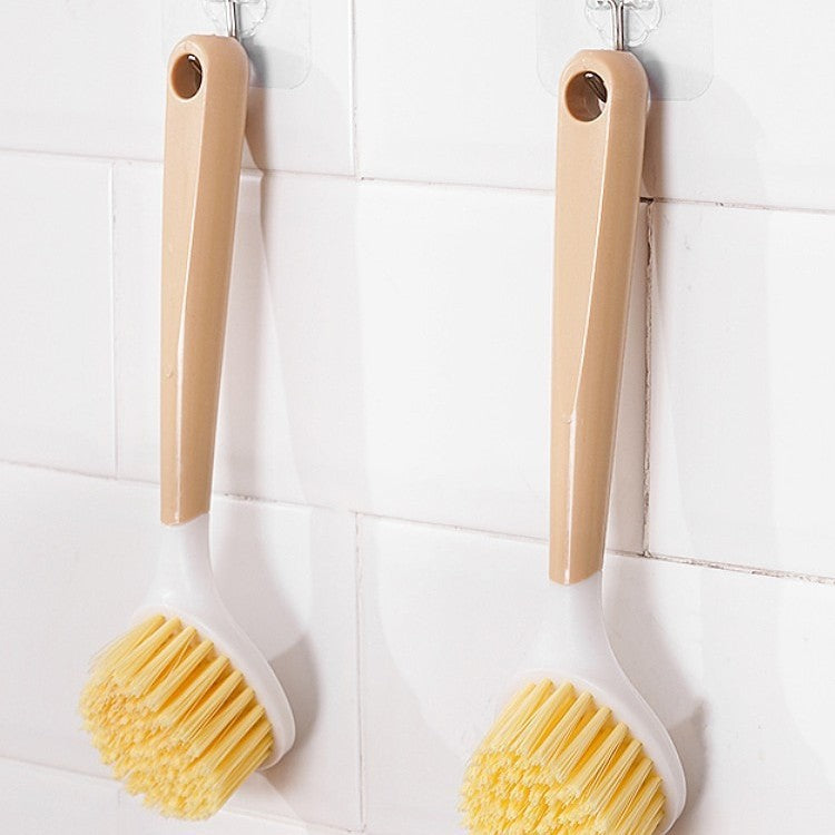 Long-Handle "Wood-Style"Kitchen Scrubber