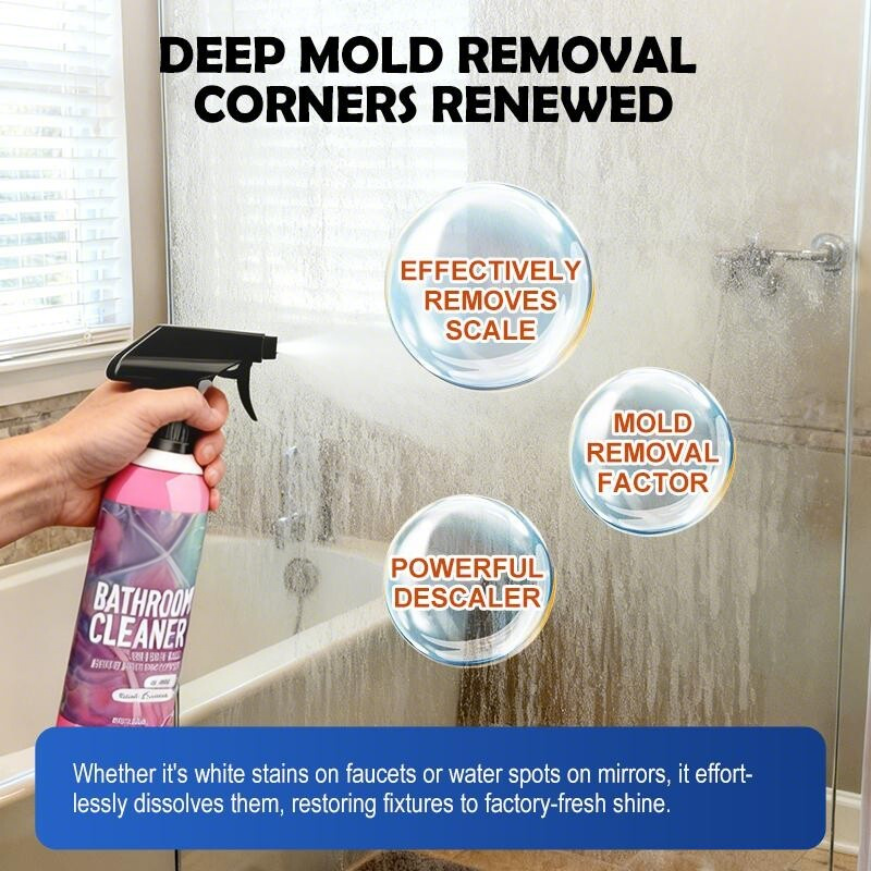 🔥Last Day 50% OFF✨ Bathroom Cleaner: Sparkle in Seconds, No Harsh Fumes