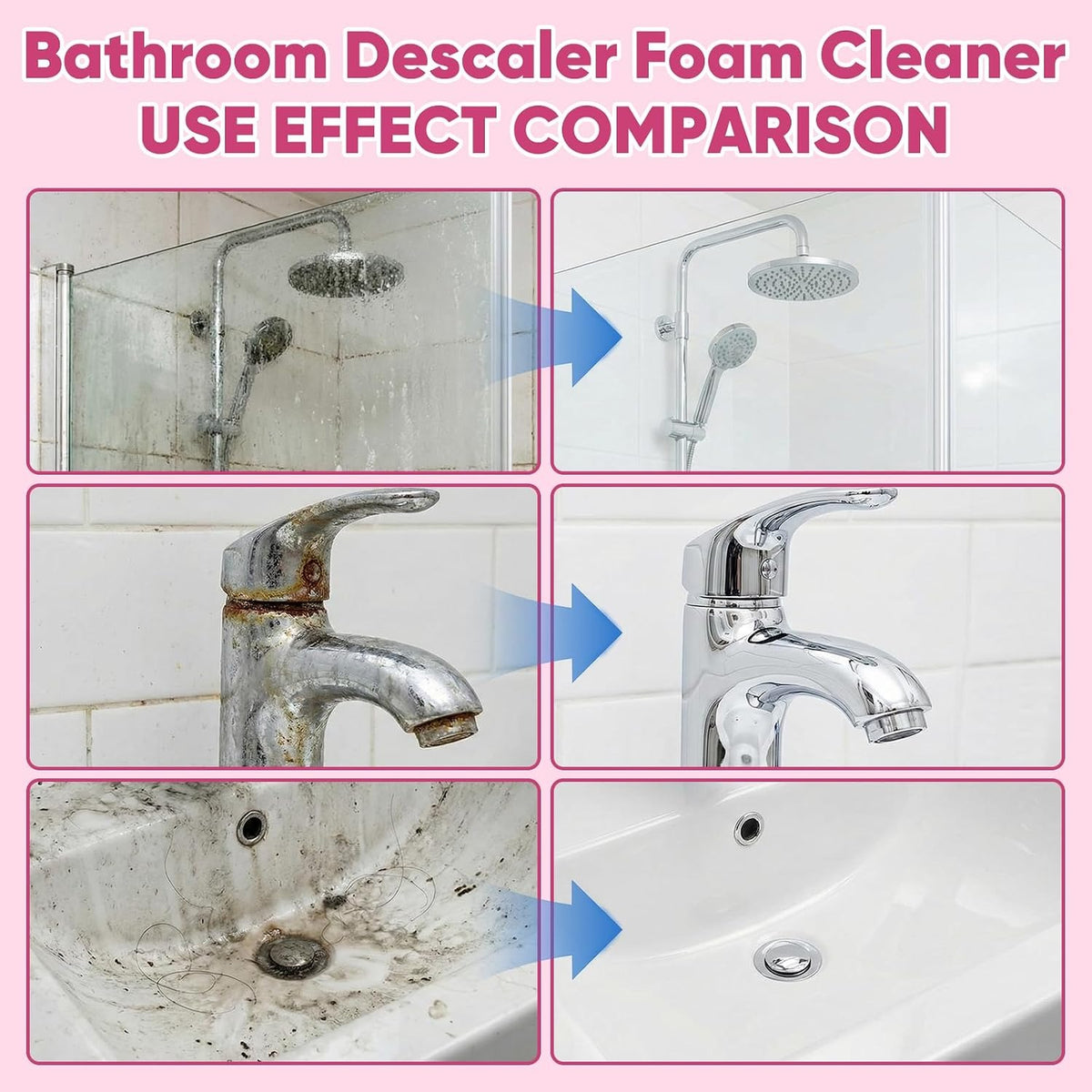 🔥Last Day 50% OFF✨ Bathroom Cleaner: Sparkle in Seconds, No Harsh Fumes