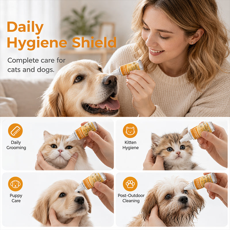 🐶Limited Time Sale-50% OFF🐱✨ Gentle pet eye care – cleanses the skin around the eyes and provides daily grooming 👀