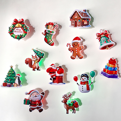 🔥 Last Day — 50% OFF 🔥LED Christmas Light-Up Wall Decals