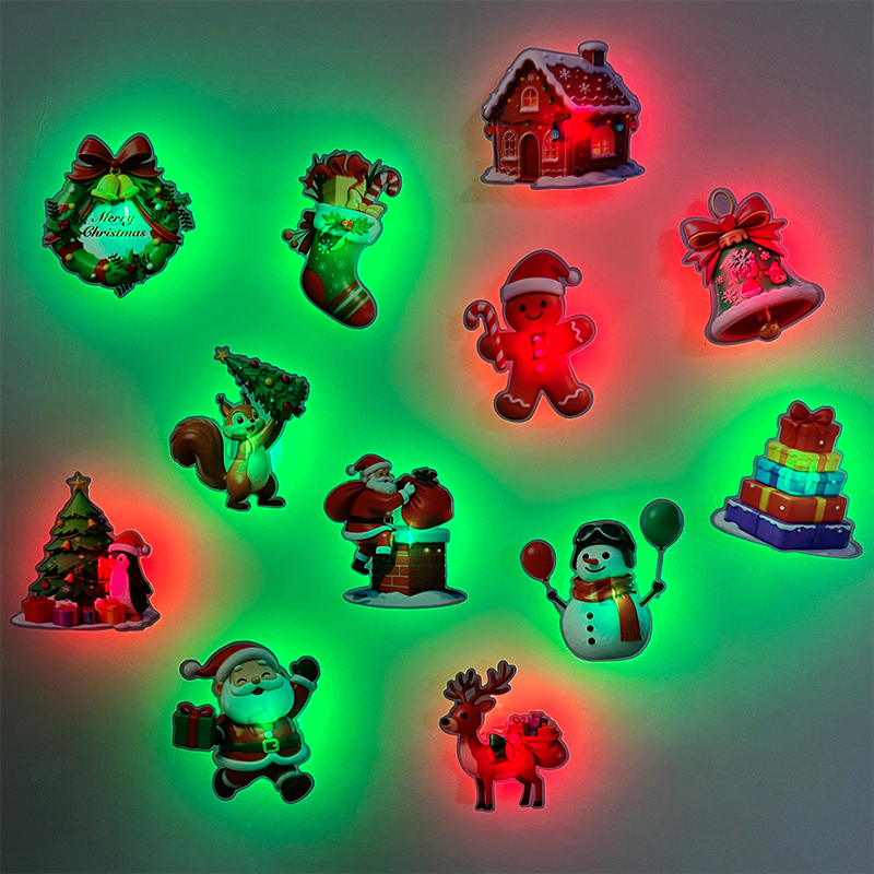 🔥 Last Day — 50% OFF 🔥LED Christmas Light-Up Wall Decals